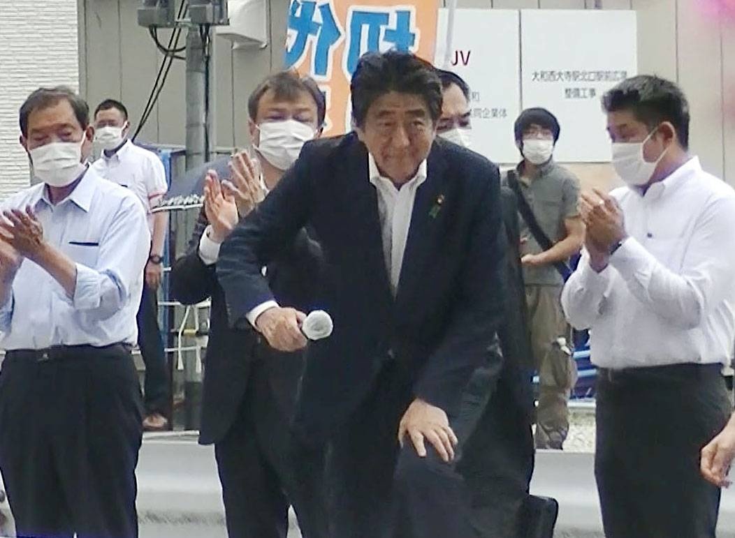 Nhung giay phut cuoi cua Cuu thu tuong Nhat Ban Shinzo Abe anh 1