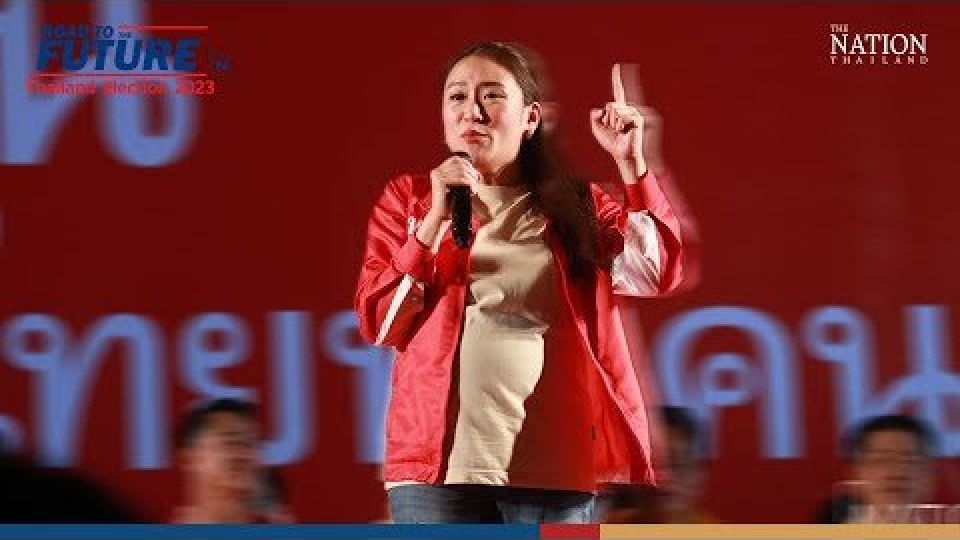 Con gai cuu Thu tuong Thaksin mang bung bau 8 thang di tranh cu hinh anh