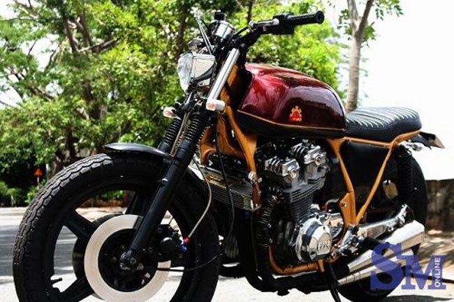 Honda Street Tracker do kieu 'co bap' tai Sai Gon hinh anh