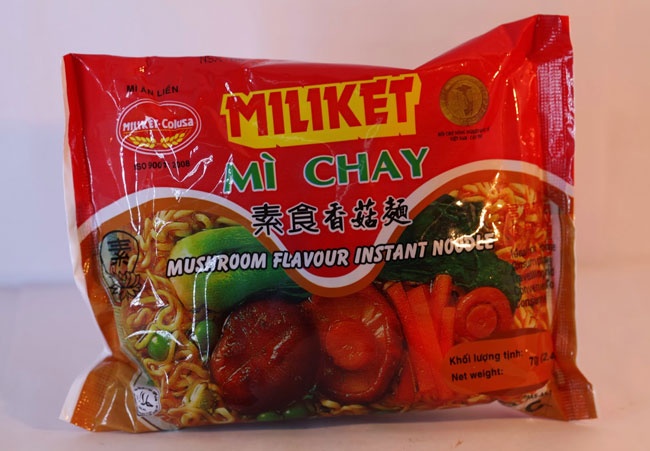 Trải qua nhiều lần thay đổi mẫu mã, những gói mì dù 