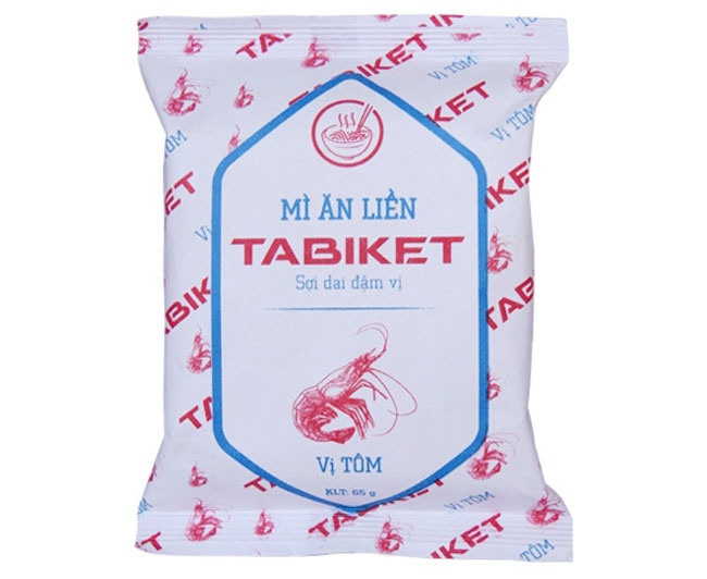 Giống như Vị Hương hay Miliket, thời kỳ đầu, Tabiket cũng chỉ được đóng gói giấy hoặc mì cân, sau này có thêm bao bì nilon.