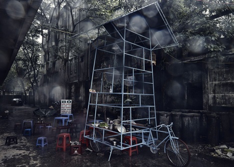 Trong khi phía trên là không gian dành tiêng cho nhiều người.