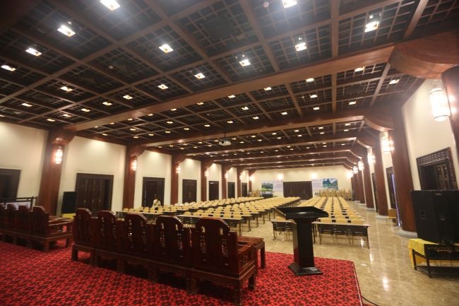 Một phòng hội nghị khác của nhà khách Bái Đính.
