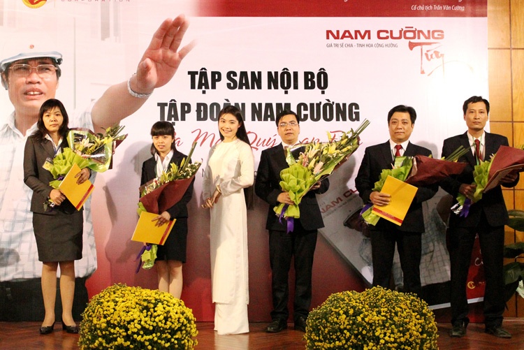 Quỳnh Ngọc được xem là người sẽ thừa kế duy nhất cho chiếc ghế lãnh đạo của Tập đoàn Nam Cường. Ảnh: Website Nam Cường.