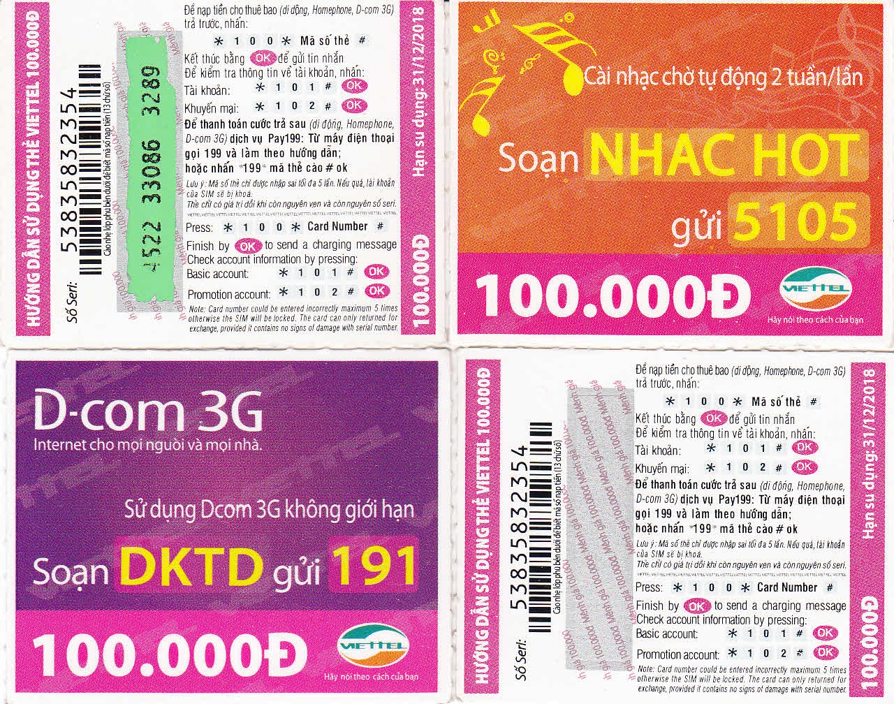 Viettel noi gi vu the cao 100.000 dong bi lam gia? hinh anh