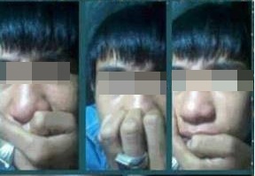 Dan mang cham biem anh chang khoc de khoe nhan hinh anh