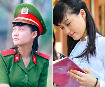 Nu thu khoa xinh dep cua truong Canh sat hinh anh