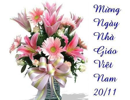 Bo GD khong tiep khach, nhan hoa chuc mung ngay 20/11 hinh anh