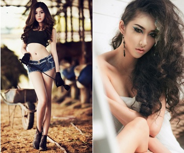 Nhung hot girl so huu doi chan dai hinh anh