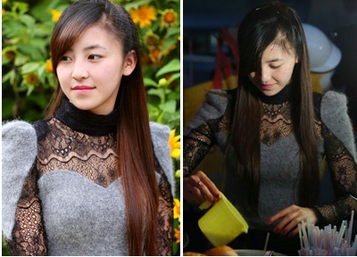 Nong trong ngay: 'Hot girl banh trang tron', to tinh Kim Tan hinh anh