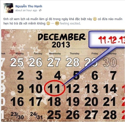 Gioi tre thich thu voi ngay tram nam co mot: 11/12/13 hinh anh