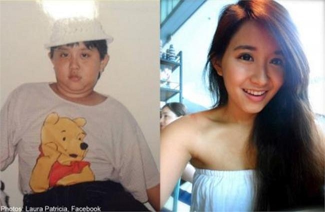 Giam 24 kg, nu sinh map map thanh hot girl Singapore hinh anh