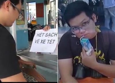 Clip che canh mua ve xe tren nen nhac 'Con buom xuan' hinh anh