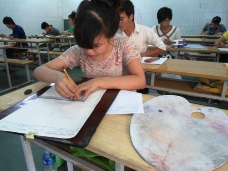 DH My thuat Viet Nam cong bo lich thi tuyen sinh rieng hinh anh