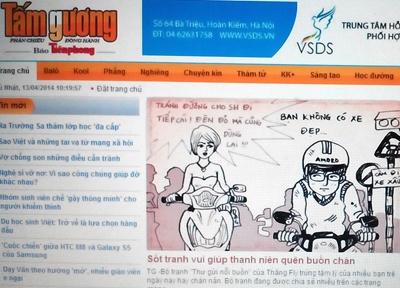 Bao Tien Phong ra mat trang Tam Guong hinh anh