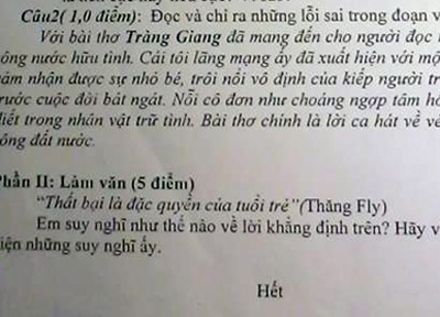 8X ve truyen tranh vao de thi Van truong chuyen hinh anh