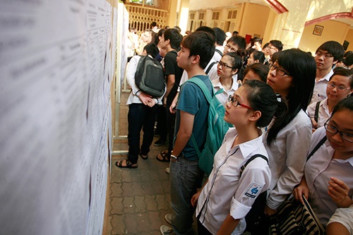 Sang nay, hon 900.000 si tu xem so bao danh thi tot nghiep hinh anh