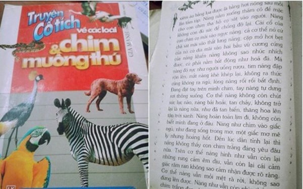 Truyen co tich thieu nhi mo ta mon tron nhu sach 18+ hinh anh
