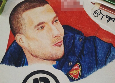 9X Viet co tranh ve duoc sieu sao Arsenal thay lam avatar hinh anh