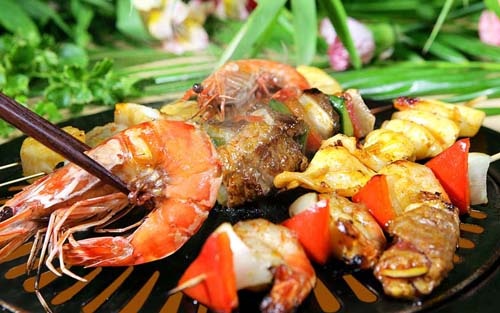 Chieu hay de an mon nuong an toan hinh anh
