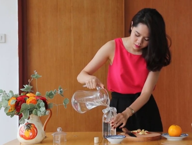 Cong thuc do uong giam can tu cam, tao, que hinh anh