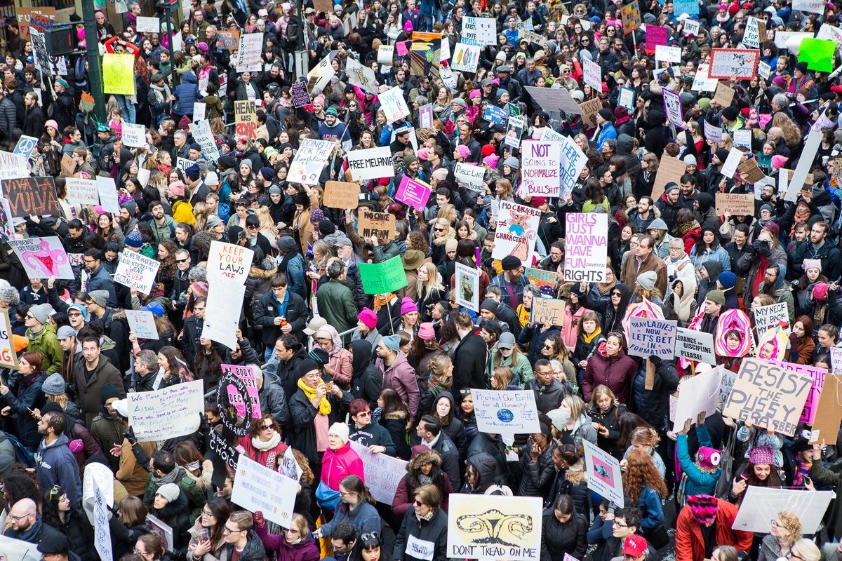 biểu tình chống Trump ảnh 1 bieu tinh chong Trump anh 1