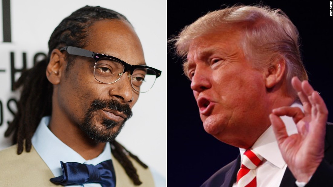 Trump muon bo tu Snoop Dogg vi dien canh am sat tong thong hinh anh