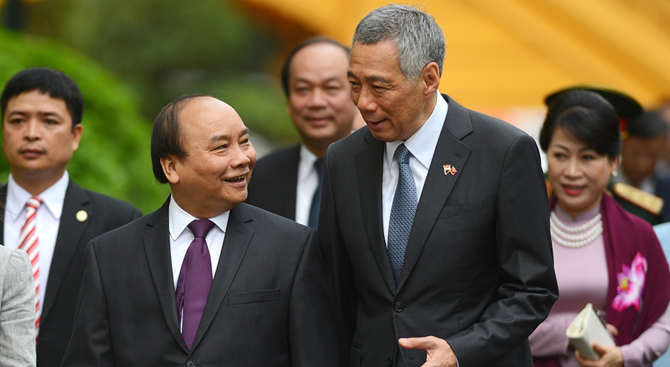 Thu tuong Singapore Ly Hien Long bat dau ngay lam viec tai Ha Noi hinh anh