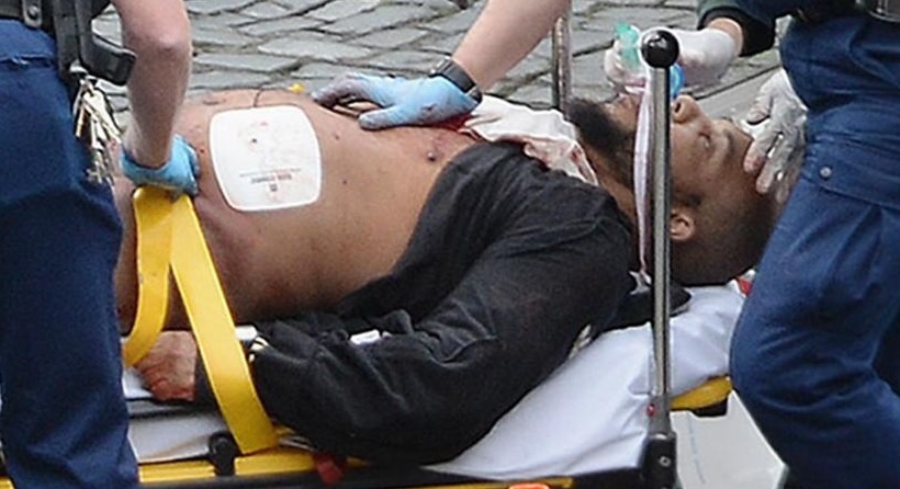 Hinh anh dau tien ve nghi pham lao xe va dam dao chet nguoi o Anh hinh anh