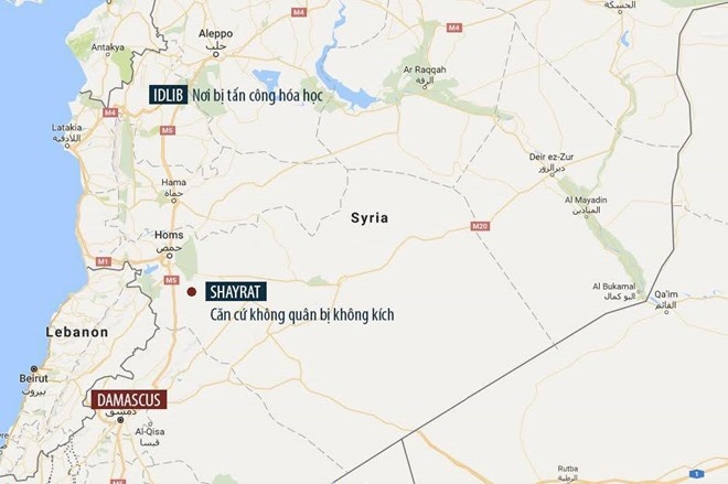 Mỹ không kích ở Syria ảnh 3 My khong kich o Syria anh 3