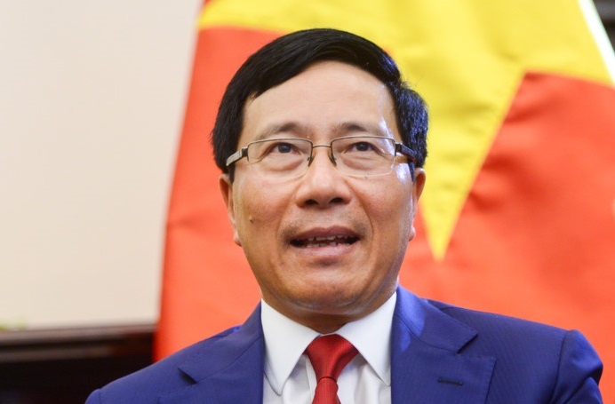 Pho thu tuong Pham Binh Minh tham chinh thuc My hinh anh