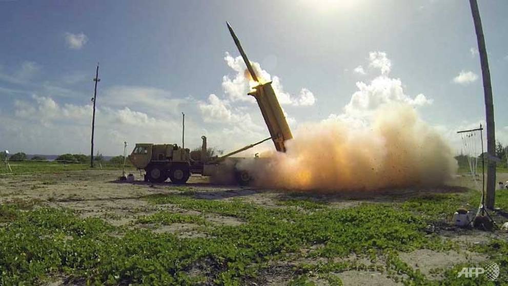 He thong phong thu ten lua THAAD toi vi tri trien khai o Han Quoc hinh anh