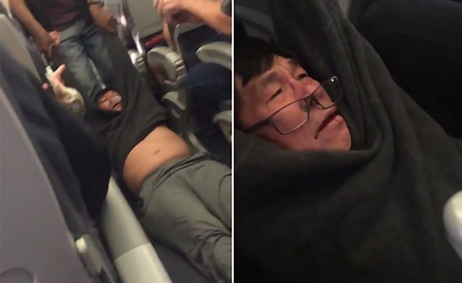 United Airlines nói David Dao bạo lực ảnh 1 United Airlines noi David Dao bao luc anh 1