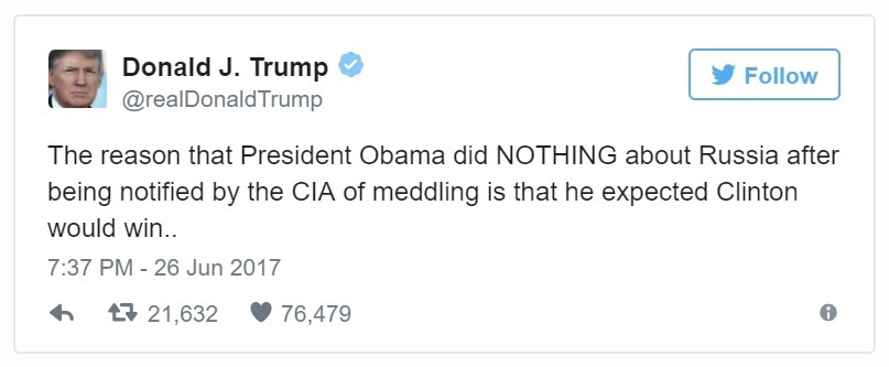 Trump to Obama thong dong voi Nga anh 1