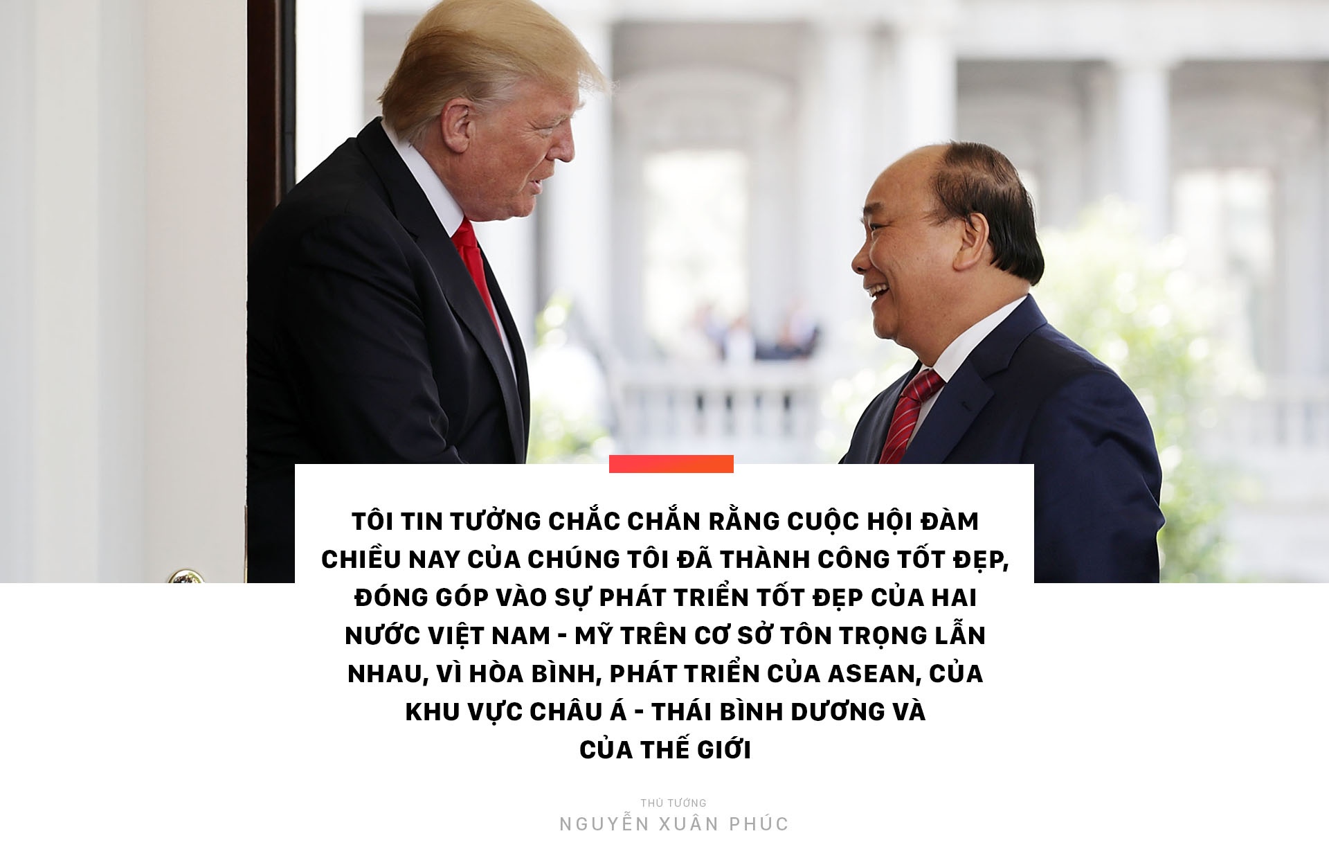 Thu tuong Nguyen Xuan Phuc gap Tong thong Trump anh 2