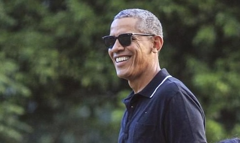 Obama va chuyen ve 'que' voi hang tram binh si bao ve hinh anh