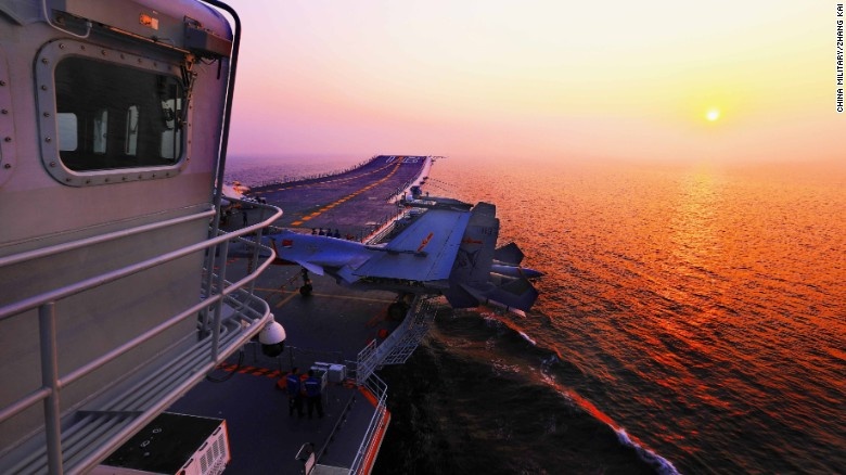 anh hiem ve tau san bay Lieu Ninh anh 1