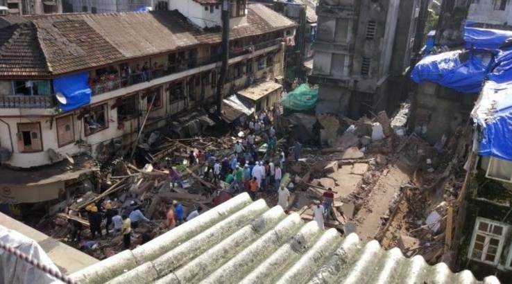 Sap nha o Mumbai, 3 nguoi chet, 20 nguoi mac ket hinh anh