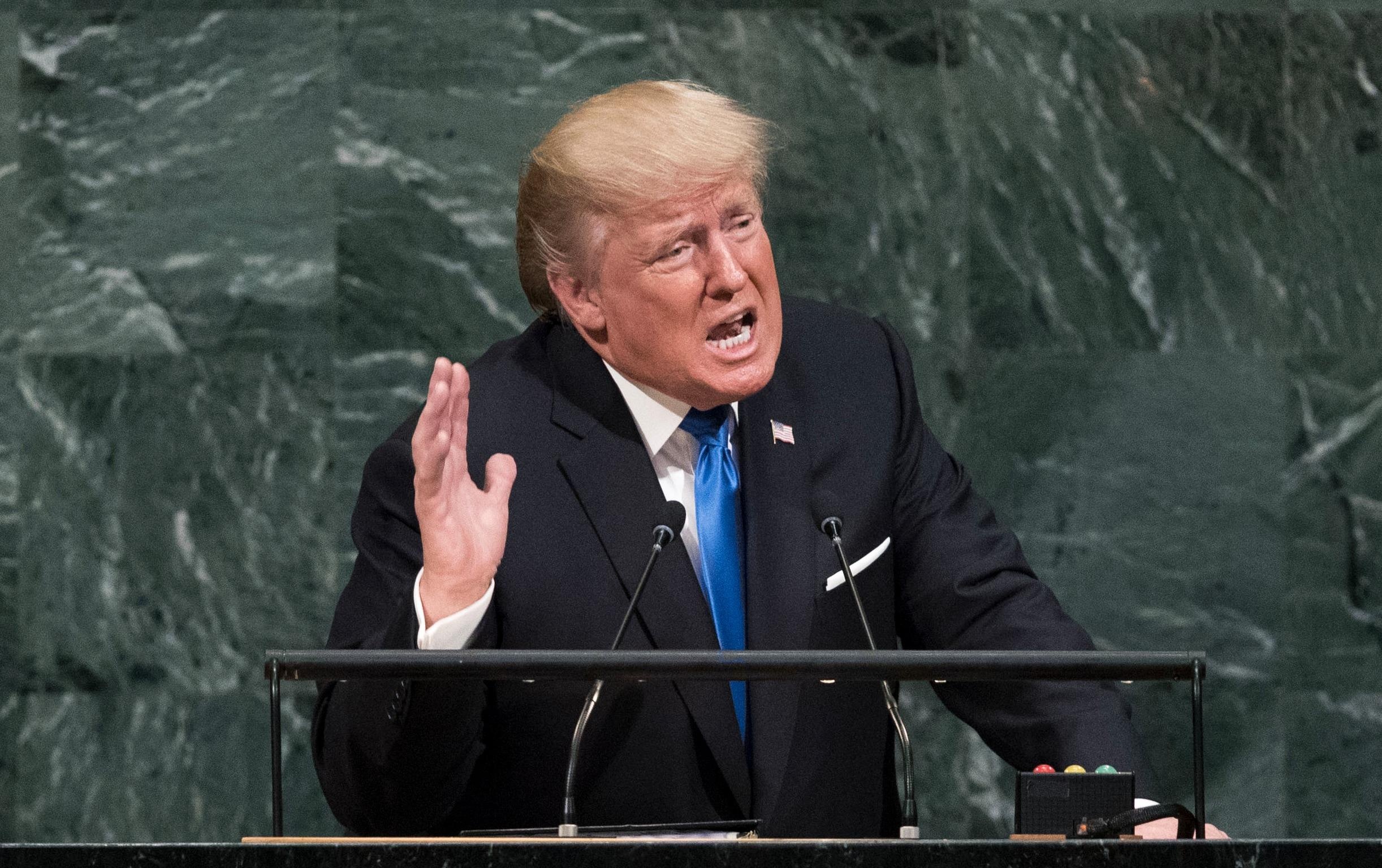 Chau A dau dau voi de doa 'huy diet hoan toan Trieu Tien' cua Trump hinh anh