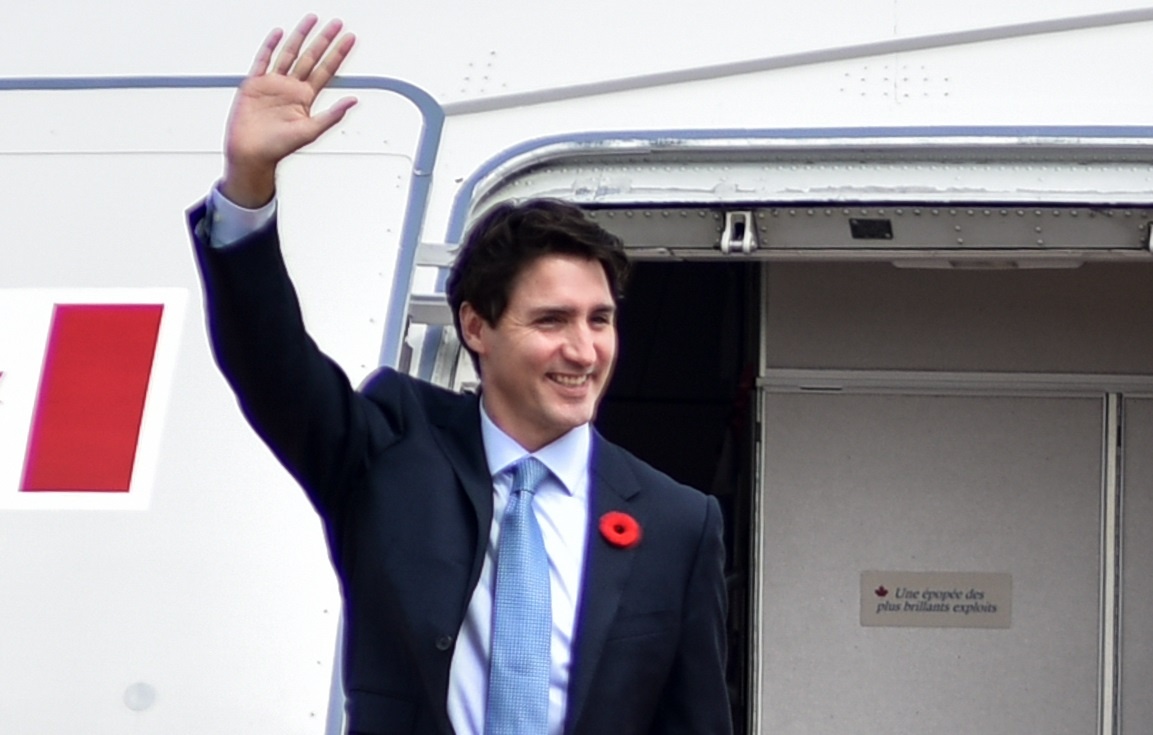 Thu tuong Canada Justin Trudeau den Ha Noi hinh anh