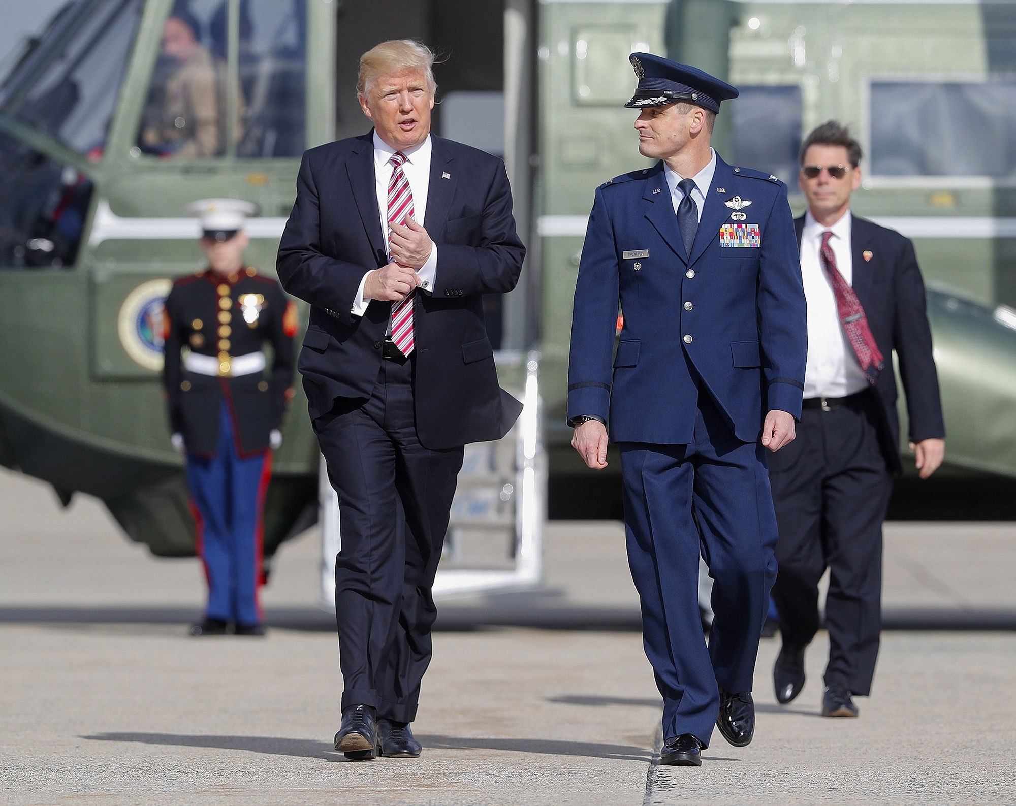 chuyen co Marine One anh 4