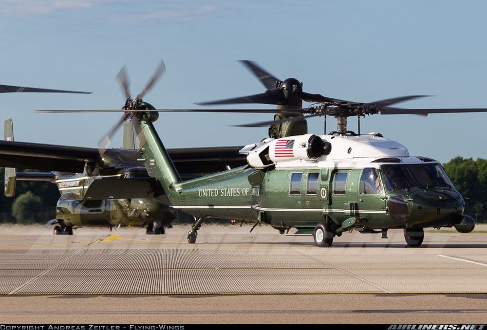 Can canh truc thang Marine One ho tong Tong thong Trump hinh anh