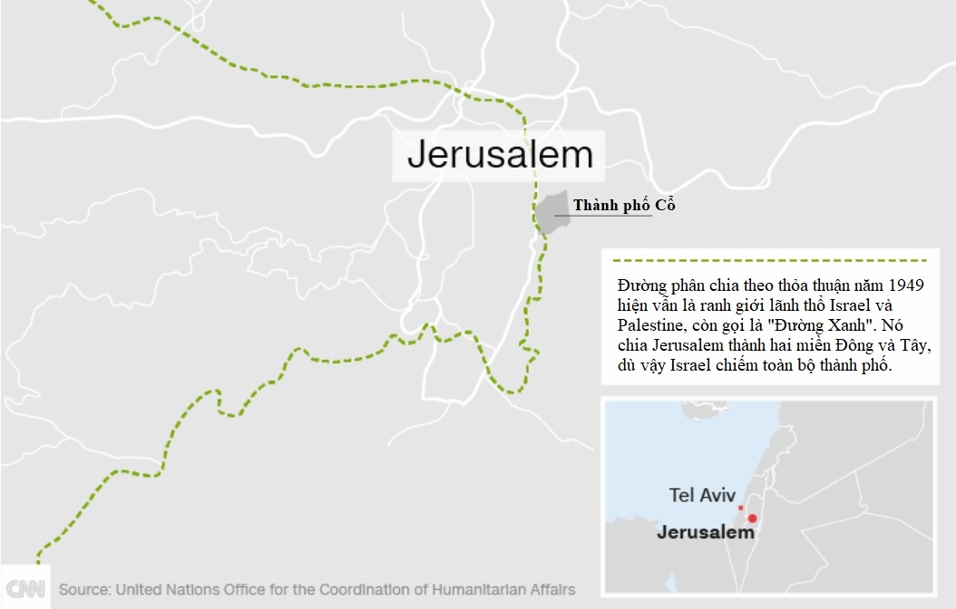 Trump công nhận Jerusalem ảnh 1 Trump cong nhan Jerusalem anh 1