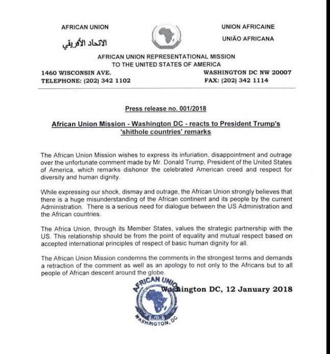 Trump phi bang cac nuoc chau Phi anh 1