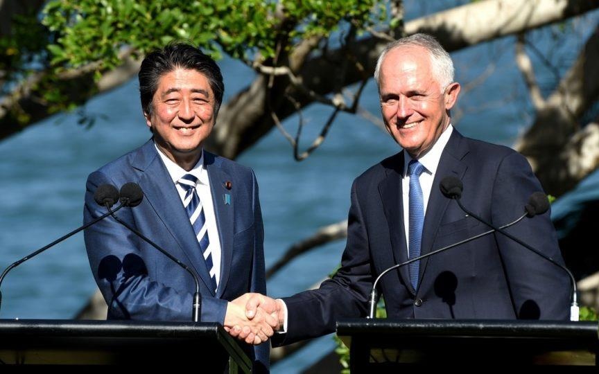 Nhat, Australia thuc day hiep uoc an ninh giua cang thang khu vuc hinh anh