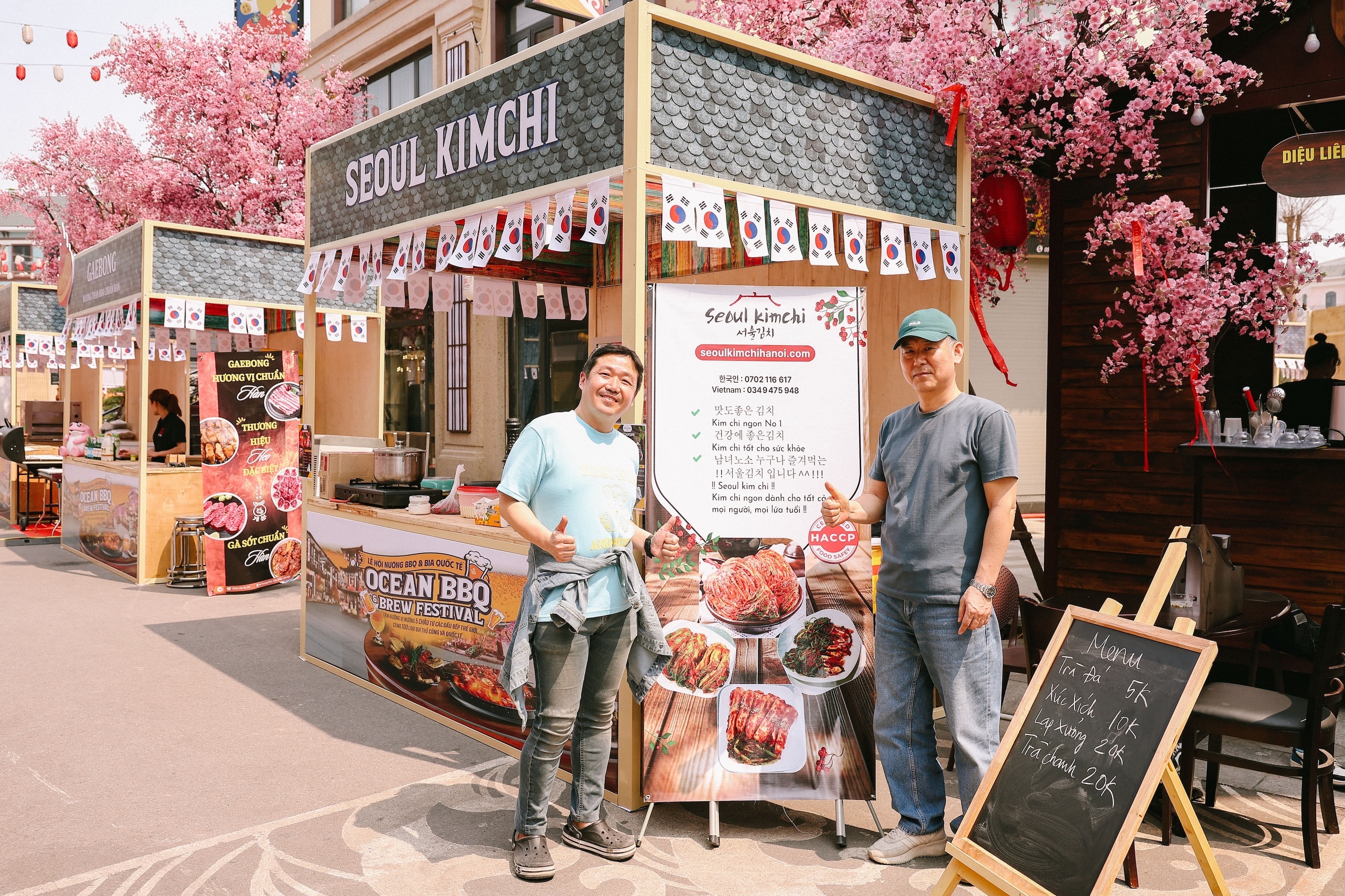 le hoi am thuc,  bia thu cong anh 6