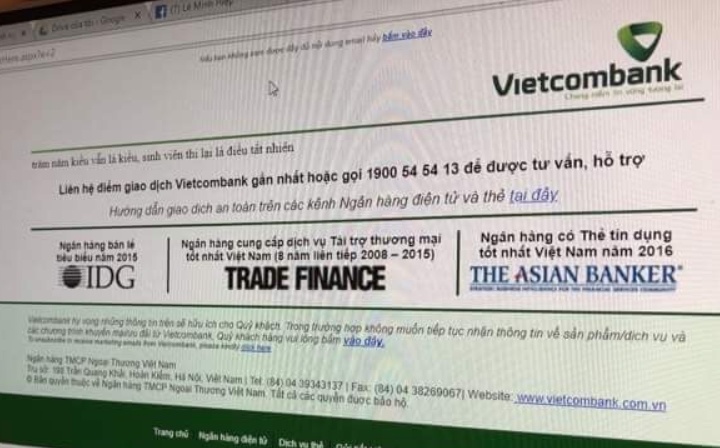 Website Vietcombank hien 2 cau tho che truyen Kieu hinh anh