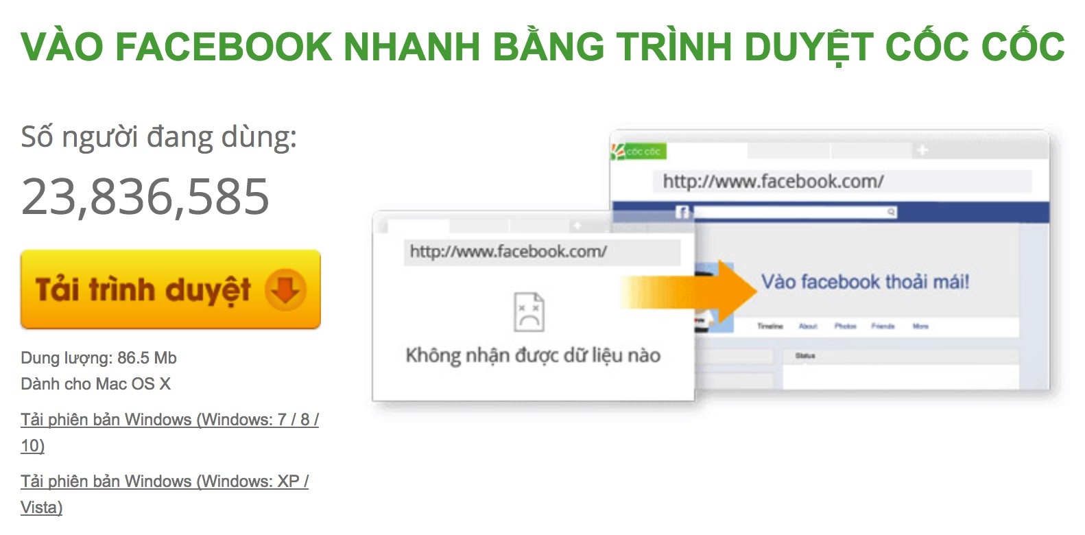 Coc Coc bi to 'an cap' thong tin nguoi dung hinh anh