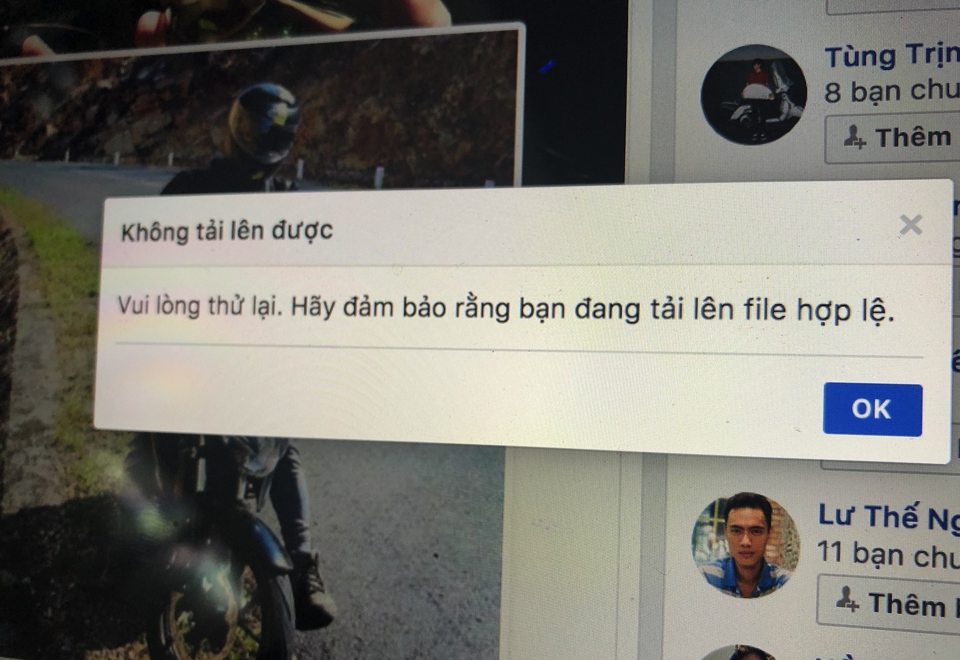 Nhieu nguoi khong the gui anh qua Facebook Messenger tai VN hinh anh