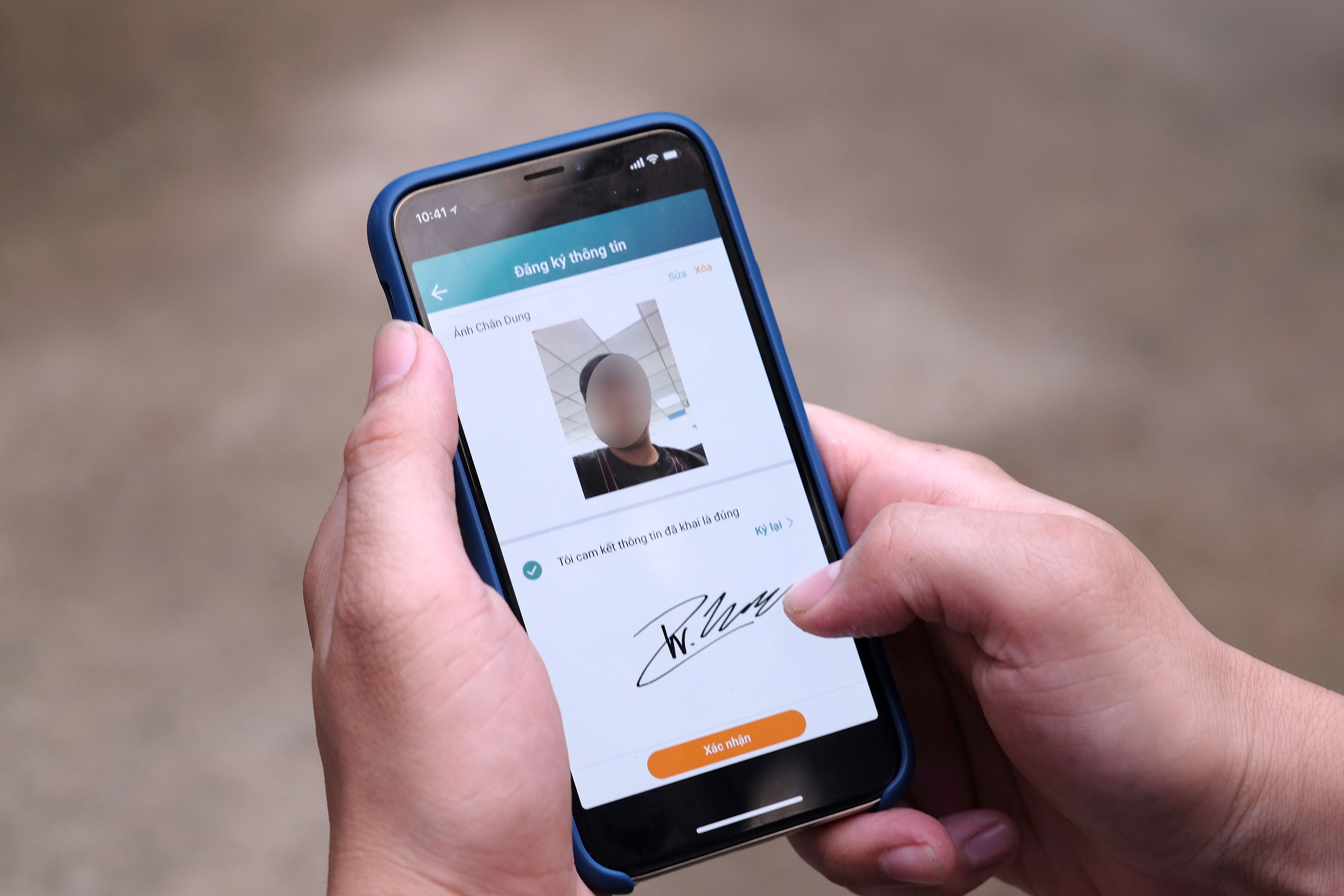 Cap nhat thong tin thue bao dien thoai khong can ra duong hinh anh